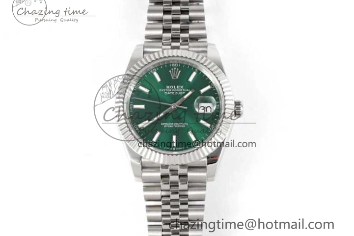 MiroTime 1220 Functional DateJust 41mm 126334 DIWF 1:1 Best Edition 904L Steel Green Sunburst Dial on Jubilee Bracelet SA 2305